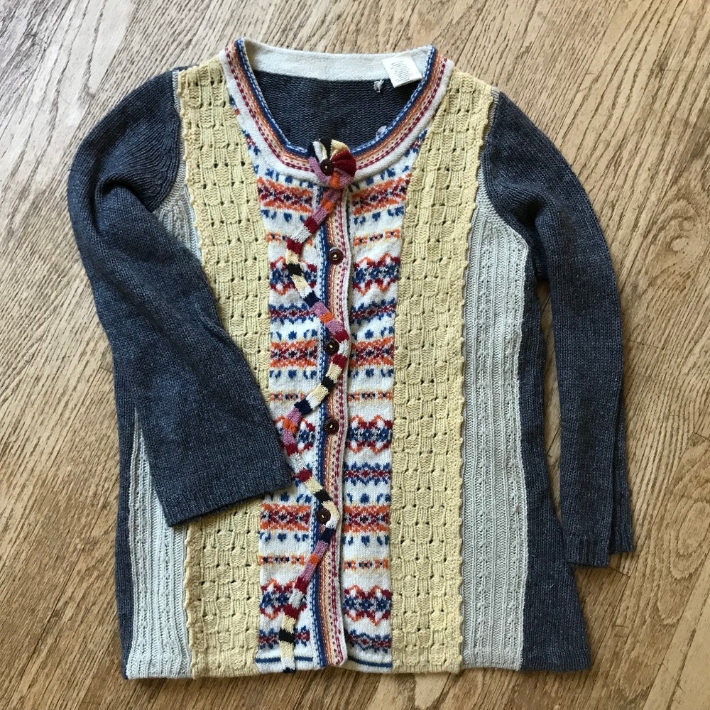 Anthropologie Cardigan 3/4 sleeves size S